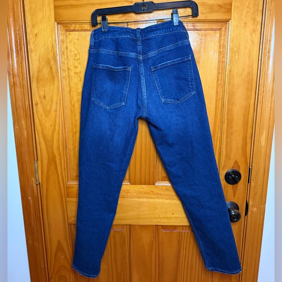 Quince Luna Stretch Slim Boyfriend Jeans Stormy Blue Womens Size 27 - Picture 8 of 10